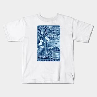 1912 Monaco Automobile Rally Kids T-Shirt